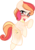 Size: 1024x1455 | Tagged: safe, artist:tayblossom, oc, oc only, oc:mythic petal, earth pony, pony, base used, blushing, deviantart watermark, female, freckles, glasses, hoof freckles, mare, reeee, shy, simple background, solo, transparent background, watermark