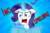 Size: 2653x1728 | Tagged: safe, artist:viejillox64art, rarity, pony, unicorn, g4, the saddle row review, angry, female, glowing horn, gradient background, horn, inverted exclamation mark, levitation, magic, mare, newspaper, no spoilers, open mouth, solo, telekinesis, yelling