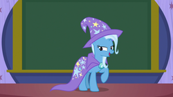 Size: 1280x720 | Tagged: safe, screencap, trixie, pony, a matter of principals, g4, female, solo