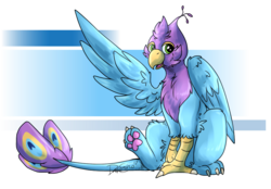 Size: 939x653 | Tagged: safe, artist:darkecho17, oc, oc only, oc:gyro feather, oc:gyro tech, griffon, griffonized, male, paw pads, simple background, solo, species swap, transparent background