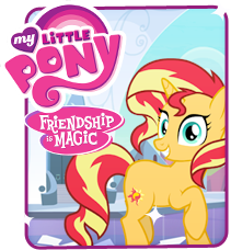 Size: 211x228 | Tagged: safe, sunset shimmer, pony, unicorn, equestria girls, g4, official, crystal empire, crystal palace, female, hasbro, looking at you, my little pony logo, simple background, smiling, solo, transparent background, website