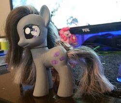 Size: 2108x1790 | Tagged: safe, artist:gleamydreams, derpibooru exclusive, marble pie, earth pony, pony, g4, customized toy, irl, photo, solo, toy