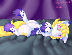 Size: 3300x2550 | Tagged: safe, artist:xerawrapspony, oc, oc only, oc:starcatcher, pegasus, pony, bed, cute, high res, lying down, solo, wings