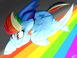 Size: 1024x768 | Tagged: safe, artist:mapleiciousmlp, rainbow dash, pegasus, pony, g4, female, mare, solo