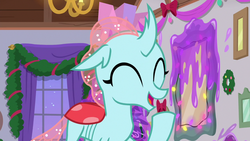 Size: 1280x720 | Tagged: safe, screencap, ocellus, changedling, changeling, g4, the hearth's warming club, cute, diaocelles, female, solo