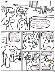 Size: 2550x3300 | Tagged: safe, artist:viceviev, oc, oc:cinn roll, oc:comfy cozy, oc:post roll, comic:the sins of comfort (prototype), comfinn, comic, female, high res, male