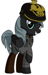 Size: 381x587 | Tagged: safe, artist:nuclearblizzard, oc, oc only, pony, clothes, general, military uniform, pickelhaube, prussia, solo, uniform