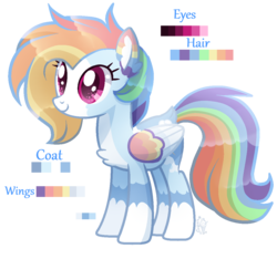 Size: 1108x1039 | Tagged: safe, artist:sugaryicecreammlp, rainbow dash, pony, g4, alternate design, colored pupils, female, reference sheet, simple background, solo, transparent background
