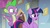 Size: 1920x1080 | Tagged: safe, screencap, spike, twilight sparkle, alicorn, dragon, pony, g4, the hearth's warming club, discovery family, discovery family logo, logo, twilight sparkle (alicorn), winged spike, wings