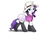 Size: 2010x1340 | Tagged: safe, artist:fotasy, rarity, pony, unicorn, g4, clothes, cute, dress, female, hat, looking at you, mare, shirt, simple background, skirt, skirt lift, smiling, socks, solo, technically an upskirt shot, thigh highs, walking, white background