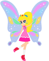 Size: 619x768 | Tagged: safe, artist:prettycelestia, artist:selenaede, artist:user15432, fairy, human, equestria girls, g4, artificial wings, augmented, barely eqg related, base used, clothes, crossover, crown, dress, ear piercing, earring, equestria girls style, equestria girls-ified, fairy princess, fairy wings, glimmer wings, gossamer wings, hasbro, hasbro studios, jewelry, magic, magic wings, nintendo, piercing, pink dress, ponytail, princess peach, regalia, shoes, sneakers, socks, solo, super mario bros., super smash bros., tennis shoe, tennis shoes, wings