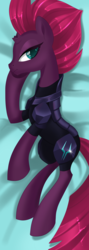 Size: 1024x2881 | Tagged: safe, artist:okapifeathers, tempest shadow, pony, unicorn, g4, my little pony: the movie, armor, body pillow, body pillow design, broken horn, female, horn, solo