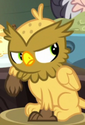 Size: 245x360 | Tagged: safe, screencap, grizzle, griffon, g4, the hearth's warming club, chickub, cropped, male, solo, young