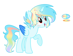 Size: 2224x1712 | Tagged: dead source, safe, artist:rainbows-skies, oc, oc only, oc:water star, alicorn, pony, male, simple background, solo, stallion, transparent background