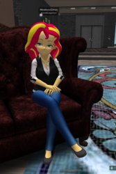 Size: 603x905 | Tagged: safe, artist:mindlessgonzo, sunset shimmer, equestria girls, g4, 3d, female, second life, solo