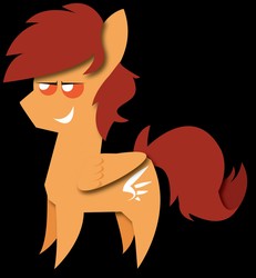 Size: 1182x1280 | Tagged: safe, artist:klayoh, oc, oc only, oc:blur, pegasus, pony, black background, male, pointy ponies, simple background, solo, stallion