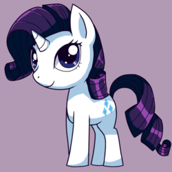 Size: 500x500 | Tagged: safe, artist:スカイ, rarity, pony, unicorn, g4, female, mare, simple background, solo