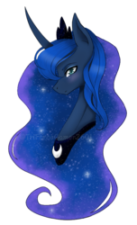 Size: 500x825 | Tagged: safe, artist:triforcegamer2601, princess luna, alicorn, pony, g4, beautiful, female, looking at you, mare, simple background, transparent background