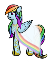 Size: 3928x4787 | Tagged: safe, artist:delphina34, rainbow dash, g4, clothes, dress, frown, rainbow dash always dresses in style, simple background, transparent background, wedding dress