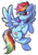 Size: 2090x3000 | Tagged: safe, artist:alyxsloane, rainbow dash, pony, g4, female, high res, simple background, solo, transparent background