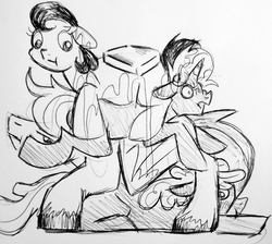 Size: 1007x904 | Tagged: safe, artist:smirk, oc, butter, food, monochrome, pony pancakes, traditional art