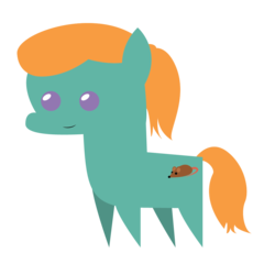 Size: 1000x1000 | Tagged: safe, artist:liracrown, oc, oc only, oc:jd, pony, female, mare, pointy ponies, simple background, solo, transparent background
