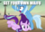 Size: 736x533 | Tagged: safe, edit, edited screencap, screencap, starlight glimmer, trixie, pony, unicorn, g4, my little pony: friendship is magic, road to friendship, bipedal, female, image macro, lesbian, mare, meme, messy mane, ship:startrix, shipping, waifu, yelling