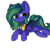 Size: 2000x2000 | Tagged: safe, artist:thieftea, oc, oc only, bat pony, pony, bat pony oc, bat wings, choker, commission, digital art, green hair, green mane, green tail, high res, male, prone, simple background, smiling, solo, stallion, transparent background, ych result