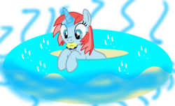 Size: 2037x1239 | Tagged: safe, artist:lanternlight14, oc, oc only, pony, donut, food, simple background, solo, transparent background