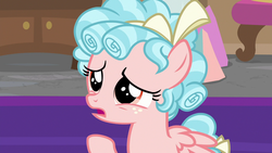 Size: 1280x720 | Tagged: safe, screencap, cozy glow, pegasus, pony, g4, marks for effort, bow, cozybetes, cute, female, filly, foal, hair bow, ringlets, school of friendship