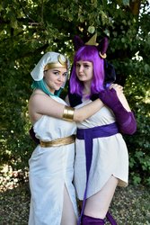 Size: 1024x1536 | Tagged: safe, artist:pinkiekler, somnambula, the sphinx, human, sphinx, g4, clothes, cosplay, costume, irl, irl human, photo