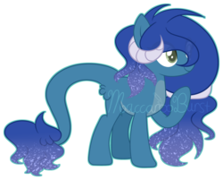 Size: 5792x4655 | Tagged: safe, artist:macaroonburst, oc, oc only, oc:ember dreams, earth pony, pony, absurd resolution, augmented tail, base used, female, horns, mare, obtrusive watermark, simple background, solo, transparent background, watermark