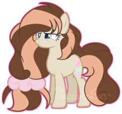 Size: 2062x1932 | Tagged: safe, artist:macaroonburst, oc, oc only, oc:macaroon burst, earth pony, pony, base used, female, mare, obtrusive watermark, simple background, solo, transparent background, watermark