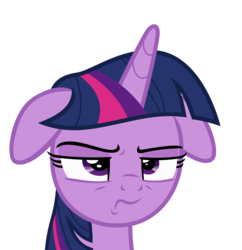 Size: 3000x3105 | Tagged: safe, artist:sollace, twilight sparkle, alicorn, pony, friendship university, g4, .svg available, annoyed, bust, female, floppy ears, frown, grumpy, high res, raised eyebrow, show accurate, simple background, solo, transparent background, twilight sparkle (alicorn), unamused, vector