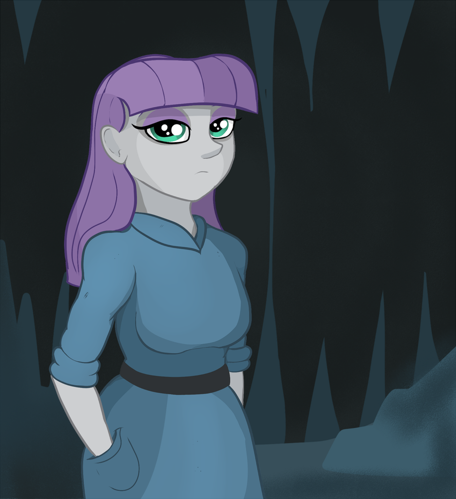 Safe Artist Paskanaakka Derpibooru Exclusive Maud Pie Equestria Girls Cave