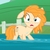 Size: 717x717 | Tagged: safe, screencap, pear butter, pony, g4, the perfect pear, cropped, female, shocked, solo, water, wet, wet mane, younger