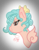 Size: 1106x1405 | Tagged: safe, artist:hanaty, cozy glow, pegasus, pony, g4, bust, female, profile, simple background, solo, transparent background