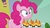 Size: 1920x1080 | Tagged: safe, screencap, pinkie pie, earth pony, pony, g4, the washouts (episode), bake it like buddy, cupcake, discovery family logo, extreme chocolate airshow cupcake, female, food, mare, solo