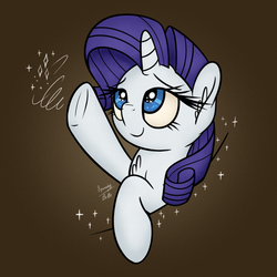 Size: 2000x2000 | Tagged: safe, artist:squeaky-belle, rarity, pony, g4, female, high res, mare, signature, solo