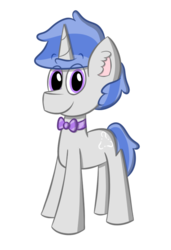 Size: 499x729 | Tagged: safe, artist:techreel, oc, oc only, pony, bowtie, simple background, solo, transparent background