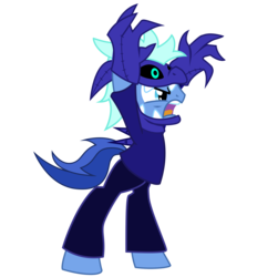 Size: 1843x1984 | Tagged: safe, artist:earth_pony_colds, oc, oc only, oc:colds, oc:pigment, earth pony, pony, bipedal, clothes, costume, halloween, holiday, male, original art, simple background, solo, stallion, transparent background