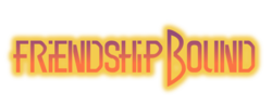 Size: 949x367 | Tagged: safe, g4, road to friendship, barely pony related, earthbound, logo parody, no pony, pun, simple background, transparent background, we're friendship bound