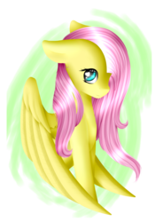 Size: 1000x1432 | Tagged: safe, artist:absolitedisaster08, fluttershy, pony, g4, bust, female, heart eyes, portrait, simple background, solo, transparent background, wingding eyes