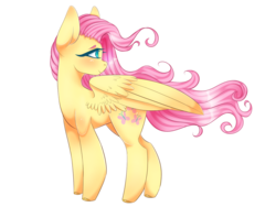 Size: 1600x1200 | Tagged: safe, artist:fawnzi, fluttershy, pegasus, pony, g4, cutie mark, female, mare, simple background, smiling, solo, transparent background