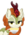 Size: 2152x2720 | Tagged: safe, artist:zylgchs, derpibooru exclusive, autumn blaze, kirin, g4, my little pony: friendship is magic, sounds of silence, cup, female, high res, hoof hold, lidded eyes, simple background, smiling, smug, solo, teacup, transparent background, vector