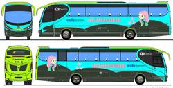 Size: 2048x1041 | Tagged: safe, fluttershy, equestria girls, g4, my little pony equestria girls: better together, bus, ja452s, nissan