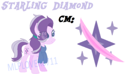 Size: 868x509 | Tagged: safe, artist:mlplover0711, oc, oc only, oc:starling diamond, earth pony, pony, base used, clothes, eye clipping through hair, female, offspring, parent:double diamond, parent:starlight glimmer, parents:glimmerdiamond, scarf, simple background, solo, transparent background, watermark