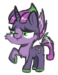 Size: 736x942 | Tagged: safe, oc, oc only, pony, unicorn, adoptable, for sale, raised hoof, solo