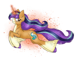 Size: 2048x1536 | Tagged: safe, artist:melonseed11, oc, oc only, pony, unicorn, female, magic, mare, simple background, solo, transparent background, unshorn fetlocks