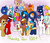 Size: 1280x1088 | Tagged: safe, artist:ask-the-cmb, coco pommel, princess celestia, princess luna, scootaloo, trixie, twilight sparkle, oc, alicorn, angel, angel pony, earth pony, pegasus, pony, unicorn, g4, anarchy panty, anarchy stocking, female, lesbian, panty and stocking with garterbelt, ship:twixie, shipping